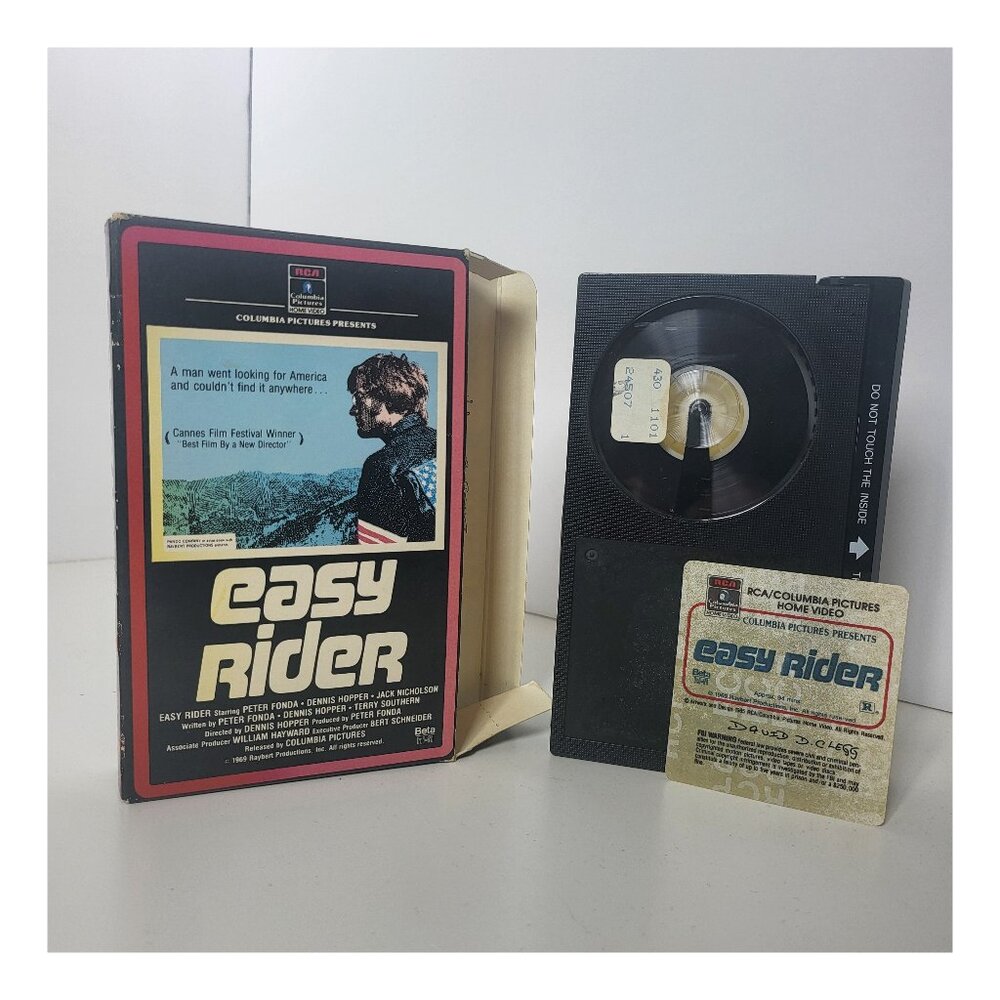 Easy Rider BETA Tape Betamax (Not VHS) Peter Fonda